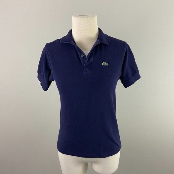 LACOSTE‎ Navy Blue Polo - Picture 2 of 7